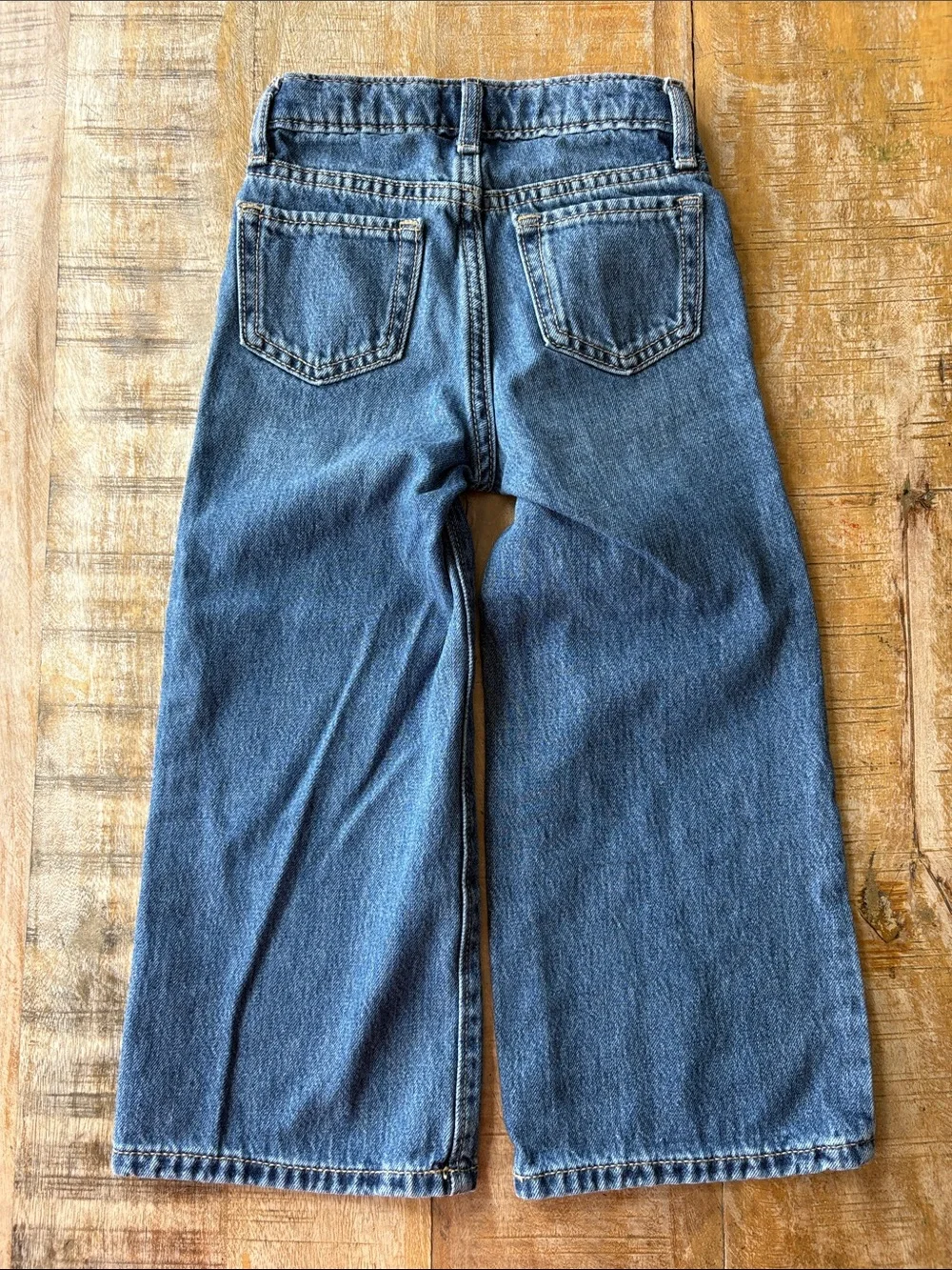 Old Navy Girls Wide Leg Jeans 4t